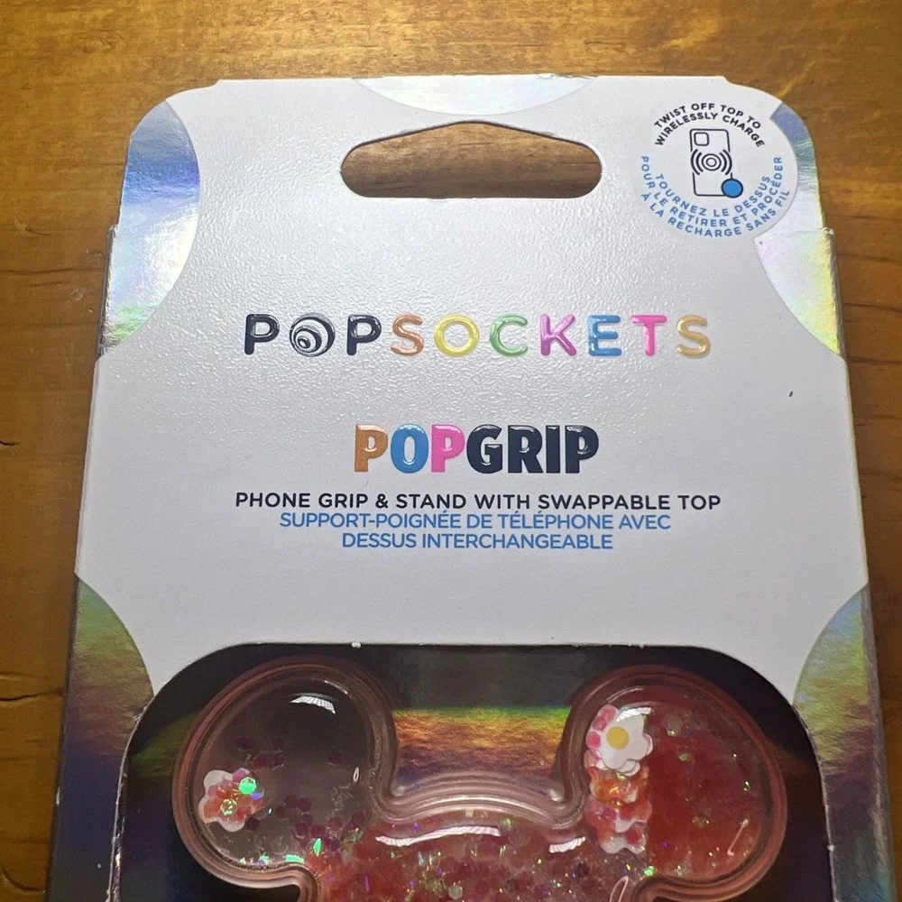 PopSockets PopGrip‎ Cell Phone Grip & Stand - Earidescent Daisy Charm Mickey